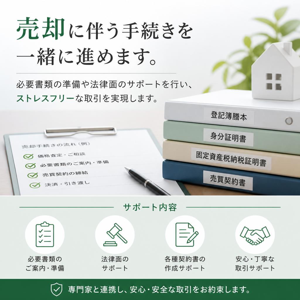 売却手続きのスムーズな進行