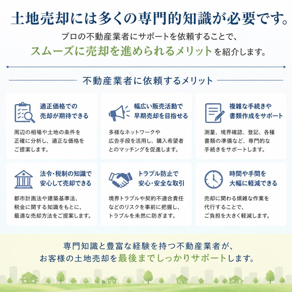 専門家のサポートで安心・快適な売却
