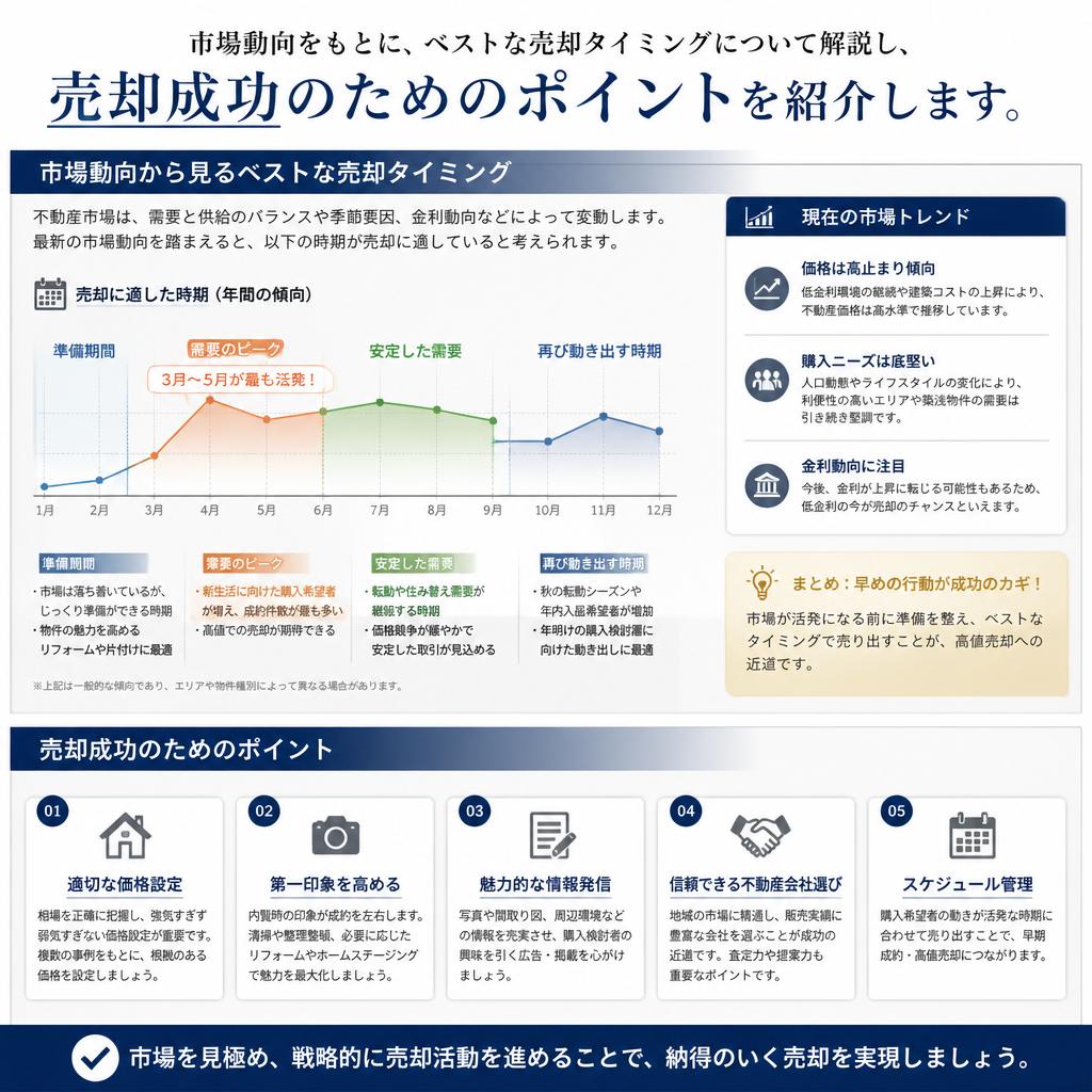 理想的な売却タイミングとは
