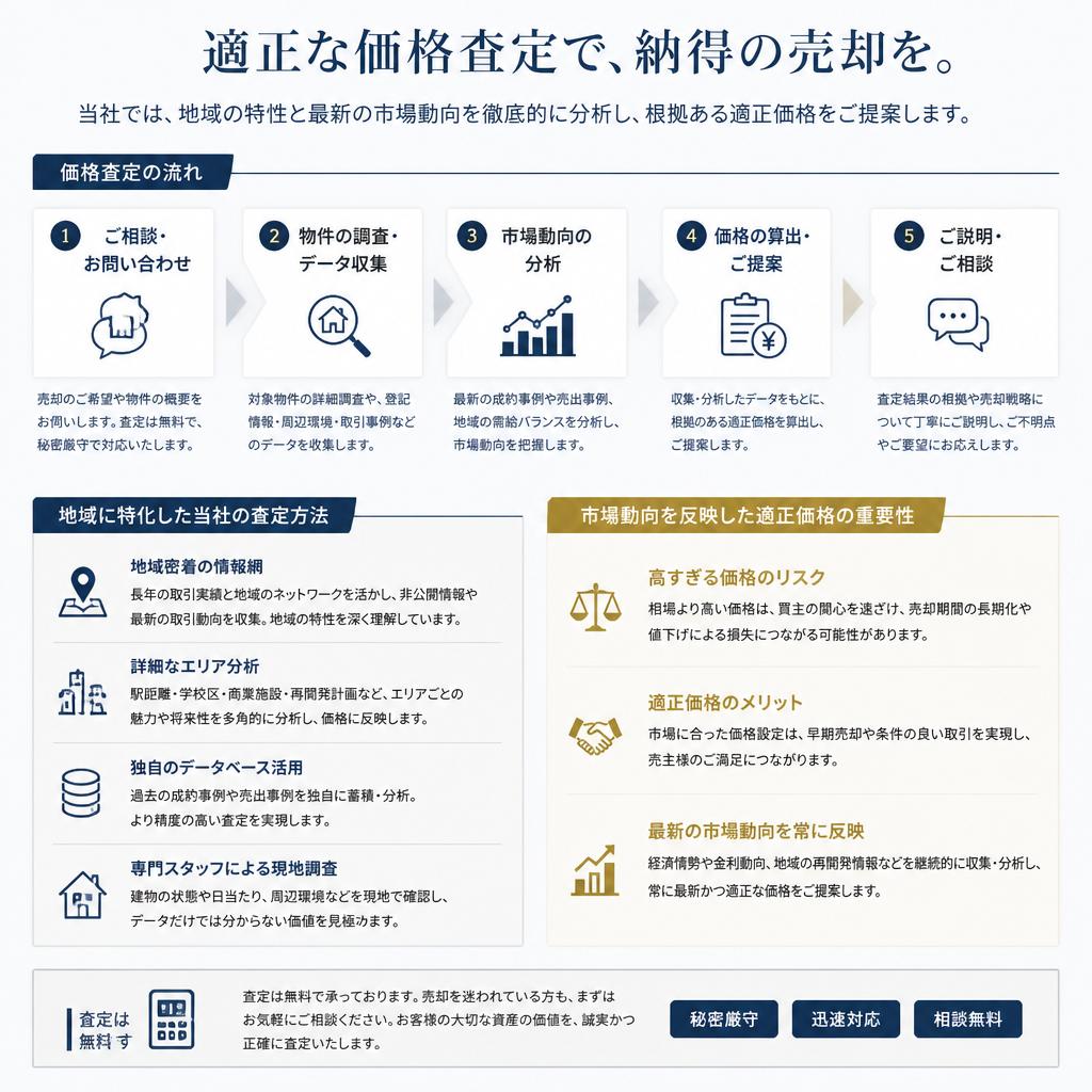 2. 適正価格の査定でお得に売却