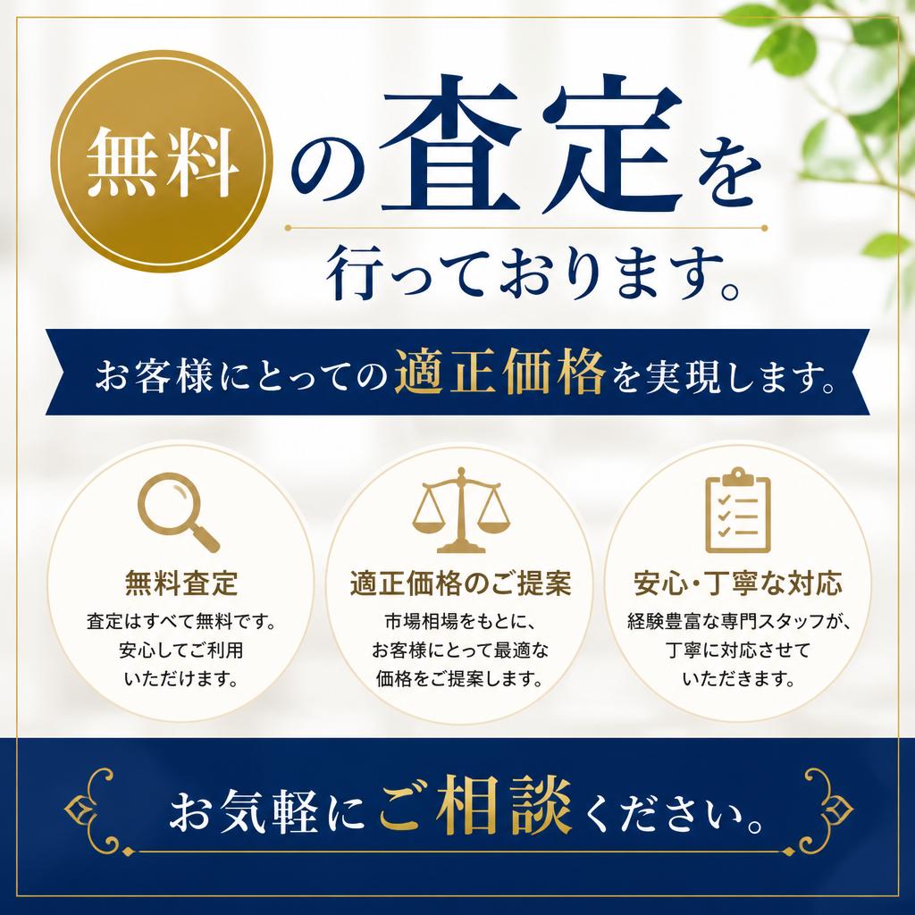 4. 査定は無料！