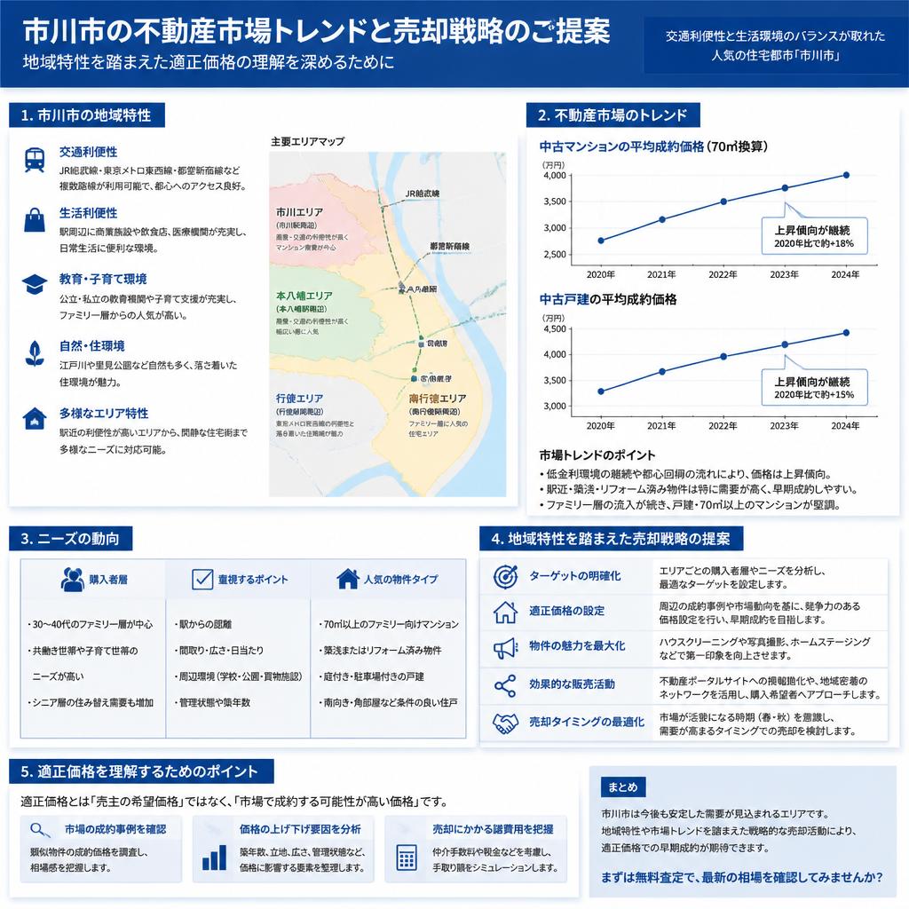 4. 市川市の不動産市場のトレンド