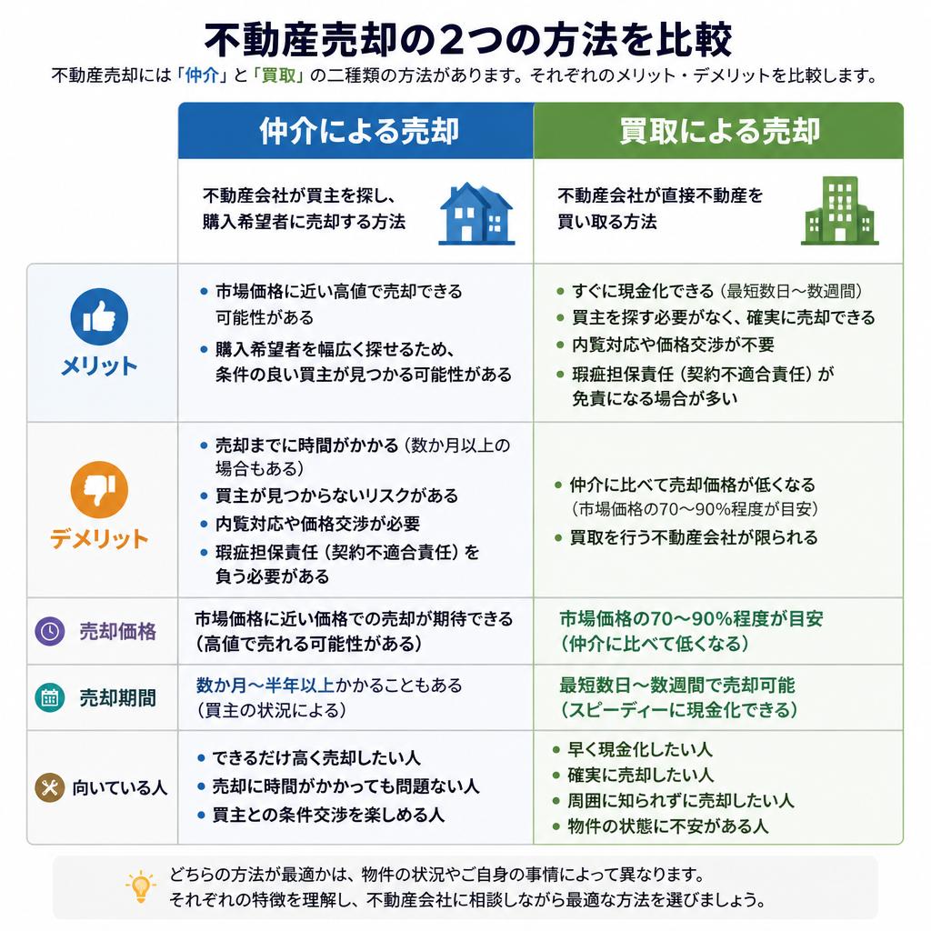売却方法の選択肢