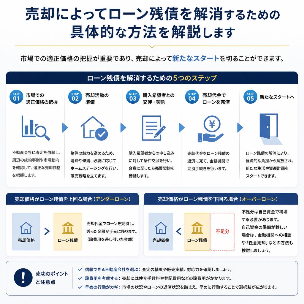 ローン残債を解消する方法