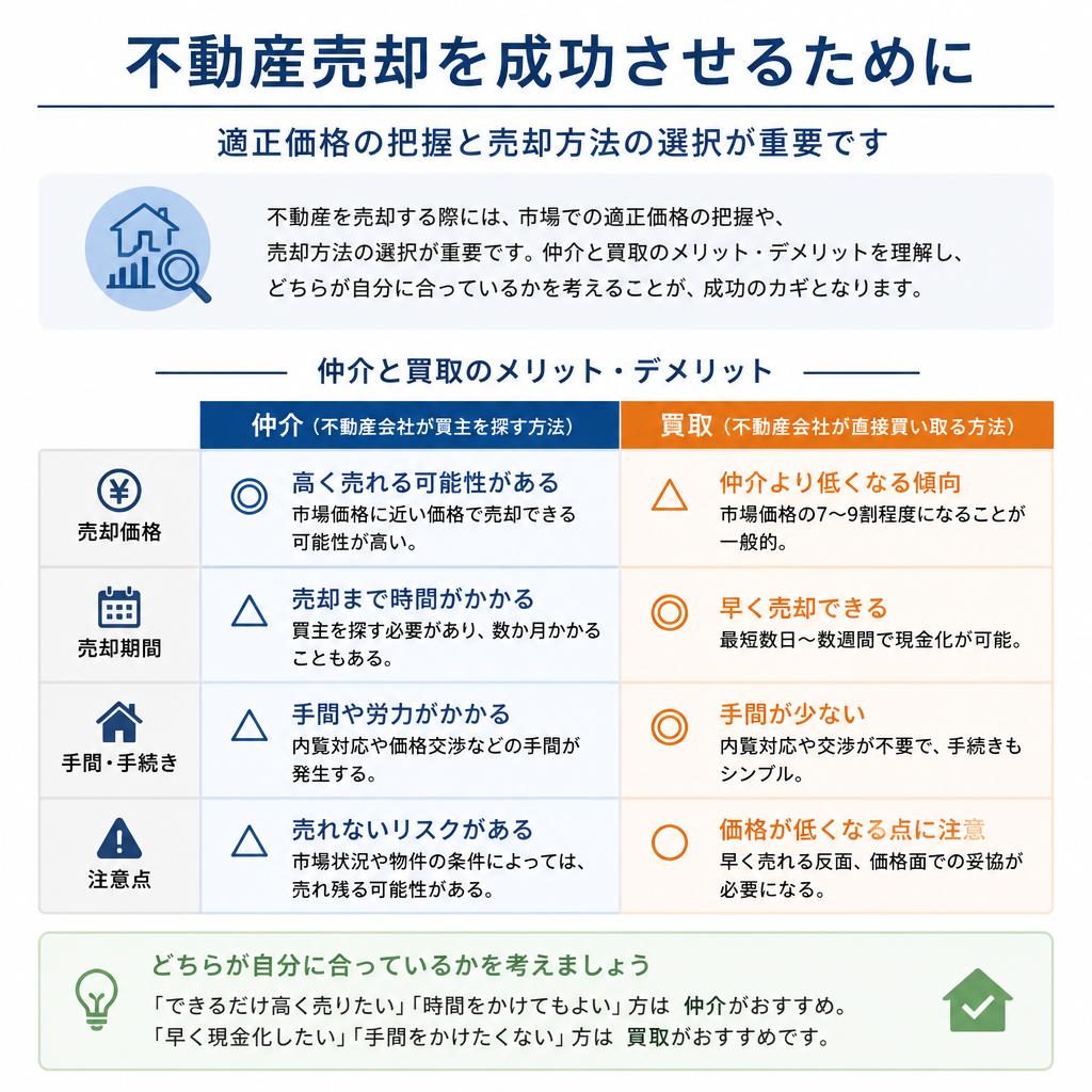 不動産売却の際のポイント