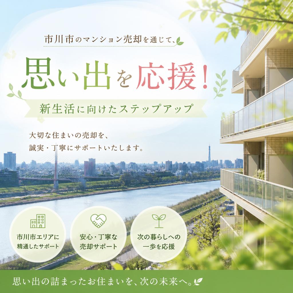 市川市のマンション売却を通じて、思い出を応援！新生活に向けたステップアップ