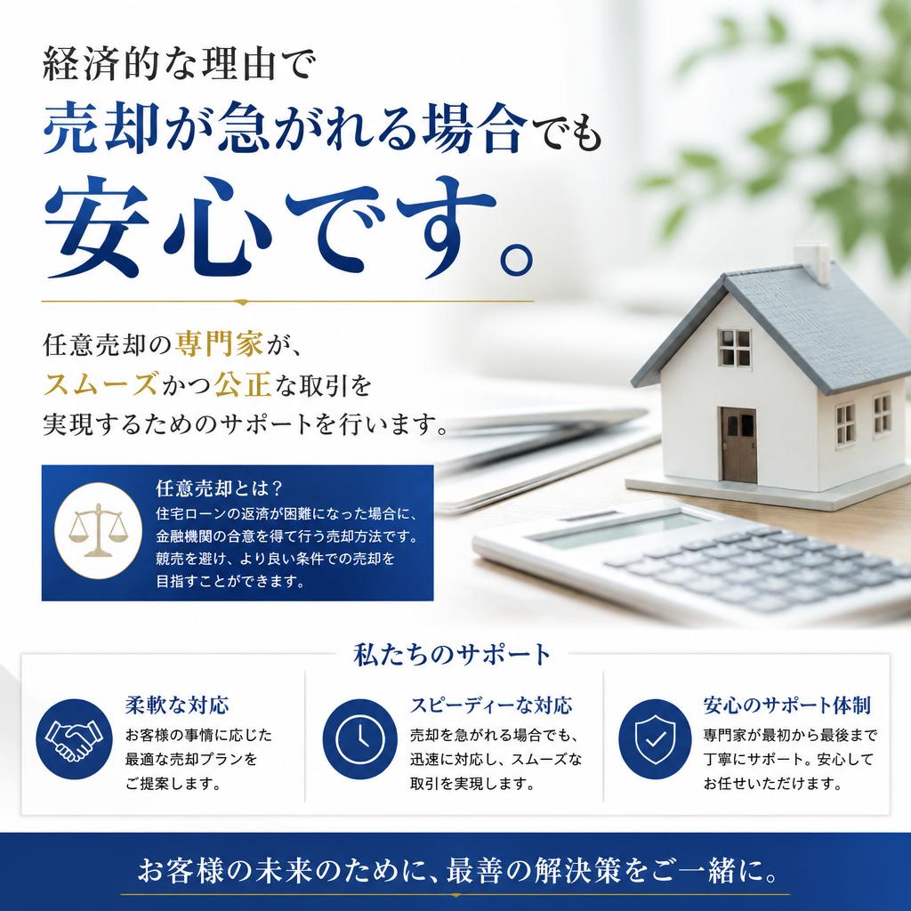 安心の任意売却サポート