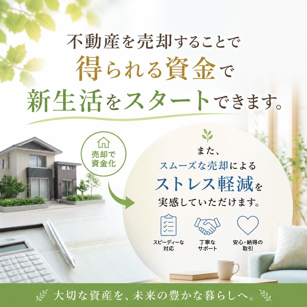 不動産売却のメリット
