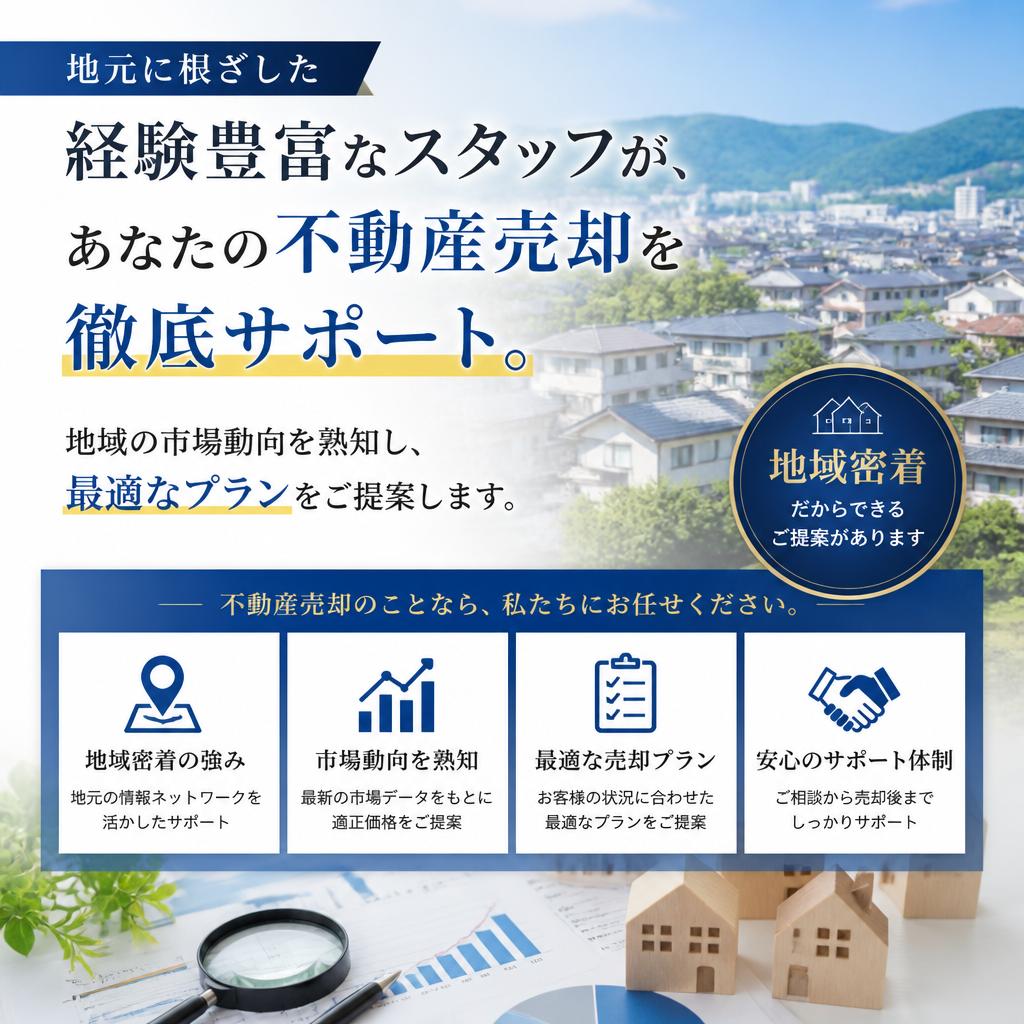 地域密着の安心サポート